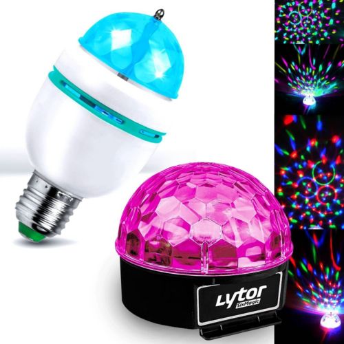marque generique - LED Light Party Disco Éclairage Effets Auto-Gyrophare  Ampoule 6 W pour Toutes Les Lampes avec E27 Prise En Plastique  double-Dirigé Ampoule - Effets à LED - Rue du Commerce