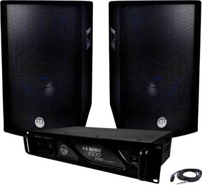 Pack sono MYDEEJAY Pack Sonorisation 1600W Ampli Mydj + Enc Pack sono MYDEEJAY Pack Sonorisation 1600W Ampli Mydj + Enc