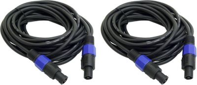  SOUNDLAB Lot de 2 câbles SPEAKON/SPEAKON SOUNDLAB Lot de 2 câbles SPEAKON/SPEAKON