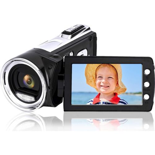 Caméra vidéo numérique - Caméra vidéo haute définition anti-tremblement 4K  - Caméscope