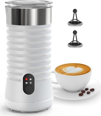 Machine à mousse de lait batteur à lait machine à cappuccino manuelle crème  de lait, (450 ml - 15 oz)