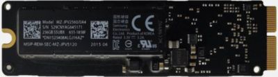 Pièce détachée APPLE Disque SSD 256Go - MBA A1466 / MBP A1502 Reconditionné