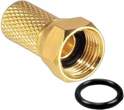 Fiche antenne TV HDSAT Hdsat Fiche F Couleur Or Gold Haut De Ga Fiche antenne TV HDSAT Hdsat Fiche F Couleur Or Gold Haut De Ga