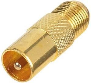 Fiche antenne TV HDSAT Hdsat Adaptateur Fiche Mâle / F Femelle