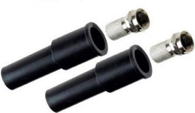 Fiche antenne TV HDSAT Hdsat 2 Fiches F + 2 Manchons Etanche Ca