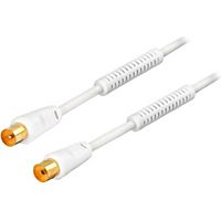 Câble Coaxial HDSAT Hdsat Cable Coaxial Blanc Mâle/femelle L