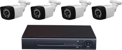 SEMAC Kit Enregistreurs 4 Caméras Vidéo Surve