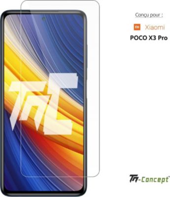 Protège écran TM CONCEPT Verre trempé pour Xiaomi Poco X3 Pro Protège écran TM CONCEPT Verre trempé pour Xiaomi Poco X3 Pro