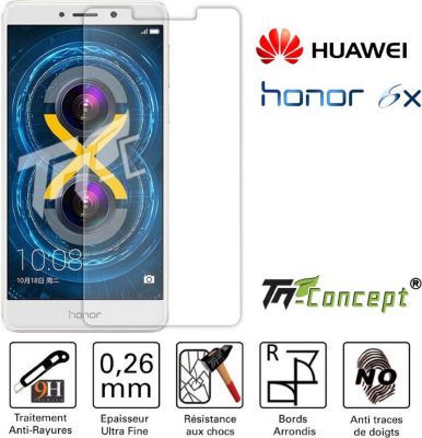 Protège écran TM CONCEPT Huawei Honor 6X / 6X Pro - Crystal Protège écran TM CONCEPT Huawei Honor 6X / 6X Pro - Crystal