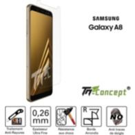 Protège écran TM CONCEPT Samsung Galaxy A8 (2018) - Crystal