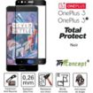 Protège écran TM CONCEPT Verre trempé intégral OnePlus 3/3T Noir