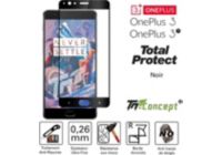 Protège écran TM CONCEPT Verre trempé intégral OnePlus 3/3T Noir