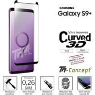 Protège écran TM CONCEPT Samsung Galaxy S9+ Small (100% Compatibl