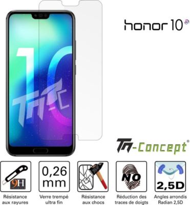 Protège écran TM CONCEPT Verre trempé Huawei Honor 10 TM Concept®