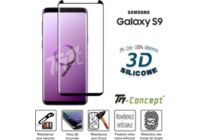 Protège écran TM CONCEPT Samsung Galaxy S9 - Verre trempé incurvé