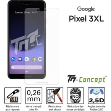 Protège écran TM CONCEPT Google Pixel 3 XL - Verre trempé TM Conc