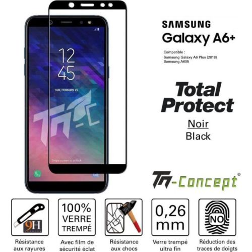Protège écran TM CONCEPT Samsung Galaxy A6 Plus (2018) protection