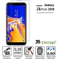 Protège écran TM CONCEPT Verre trempé - Samsung Galaxy J6+ (2018)