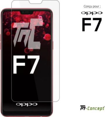 Protège écran TM CONCEPT Verre trempé pour Oppo F7 - TM Concept®