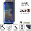 Protège écran TM CONCEPT Huawei Mate 20 Pro - Verre trempé 3D inc