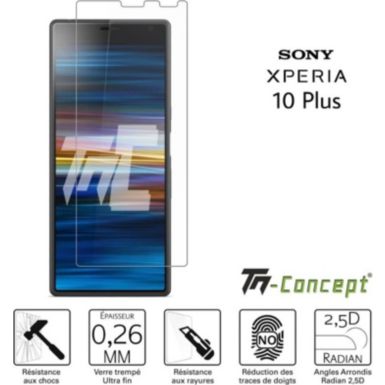 Protège écran TM CONCEPT Sony Xperia 10 Plus - Verre trempé TM Co