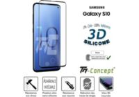 Protège écran TM CONCEPT Samsung Galaxy S10 - Verre trempé incurv