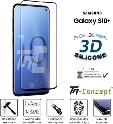 Protège écran TM CONCEPT Samsung Galaxy S10 Plus - Verre trempé i Protège écran TM CONCEPT Samsung Galaxy S10 Plus - Verre trempé i