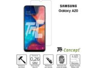 Protège écran TM CONCEPT Samsung Galaxy A20 - Verre trempé TM Con