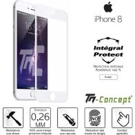Protège écran TM CONCEPT Apple iPhone 8 - Verre trempé intégral P