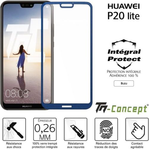 Film Vitre Protecteur résistant HD Ultra Transparent Protection écran pour Huawei P20 Lite Compatible SONWO Protection écran Huawei P20 Lite en Verre trempé 2 Pièces 