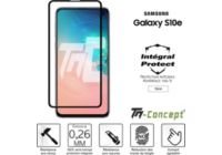 Protège écran TM CONCEPT Samsung Galaxy S10e- Verre trempé intégr