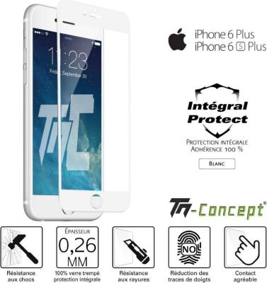 Protège écran TM CONCEPT Apple iPhone 6 Plus / 6S Plus - Verre tr