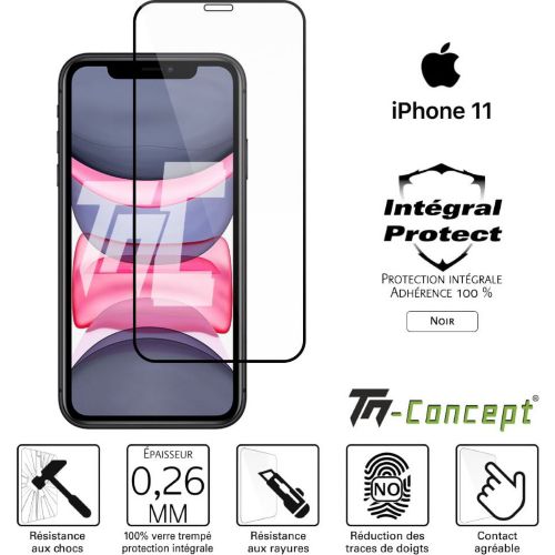 Vitre de protection en verre trempé Apple iPhone XR - TM Concept®