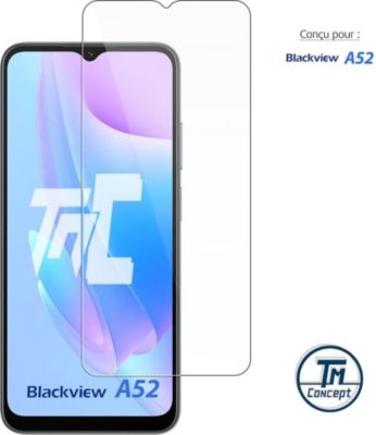 Protège écran TM CONCEPT Verre trempé pour Blackview A52 Protège écran TM CONCEPT Verre trempé pour Blackview A52