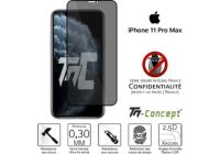 Protège écran TM CONCEPT Verre trempé teinté - iPhone 11 Pro Max