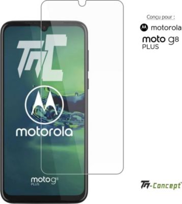 Protège écran TM CONCEPT Verre trempé pour Motorola Moto G8 Plus Protège écran TM CONCEPT Verre trempé pour Motorola Moto G8 Plus