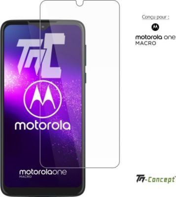 Protège écran TM CONCEPT Verre trempé pour Motorola One Macro Protège écran TM CONCEPT Verre trempé pour Motorola One Macro