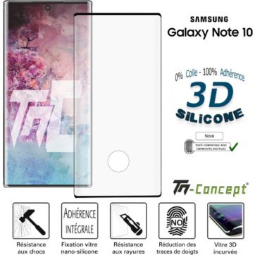 Protège écran TM CONCEPT Verre trempé 3D Samsung Galaxy Note 10