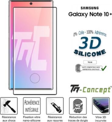 Protège écran TM CONCEPT Verre trempé 3D Samsung Galaxy Note 10+