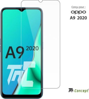 Protège écran TM CONCEPT Verre trempé pour Oppo A9 2020