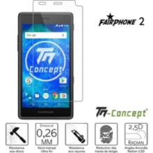 Protège écran TM CONCEPT Verre trempé - FairPhone 2 - TM Concept®