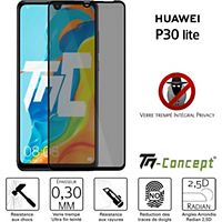 Protection d'écran Huawei P30 Lite en Verre Trempé, Moxie [HD Premium+]  Film en Verre Trempé pour Huawei P30 Lite - Transparent
