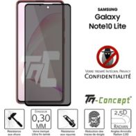 Protège écran TM CONCEPT Verre trempé teinté Samsung Note 10 Lite