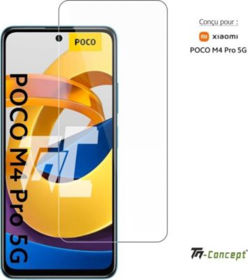 Protège écran TM CONCEPT Verre trempé pour Xiaomi Poco M4 Pro