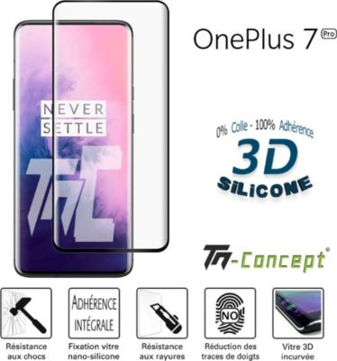 Protège écran TM CONCEPT Verre trempé 3D - OnePlus 7 Pro - Noir Protège écran TM CONCEPT Verre trempé 3D - OnePlus 7 Pro - Noir