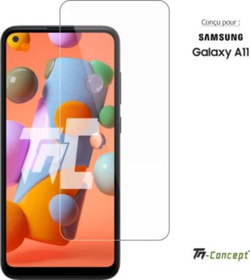 Protège écran TM CONCEPT Verre trempé pour Samsung Galaxy A11 Protège écran TM CONCEPT Verre trempé pour Samsung Galaxy A11