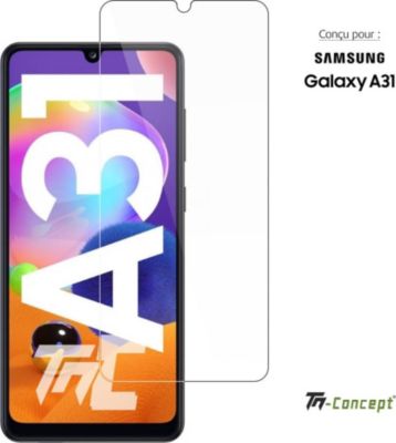 Protège écran TM CONCEPT Verre trempé pour Samsung Galaxy A31 Protège écran TM CONCEPT Verre trempé pour Samsung Galaxy A31