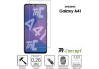 Protège écran TM CONCEPT Verre trempé pour Samsung Galaxy A41