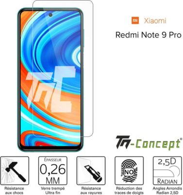 Vitre de protection en verre trempé Xiaomi Poco X3 Pro - TM Concept®