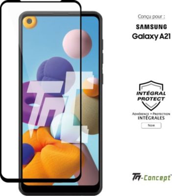 Protège écran TM CONCEPT Verre trempé intégral Samsung Galaxy A21 Protège écran TM CONCEPT Verre trempé intégral Samsung Galaxy A21